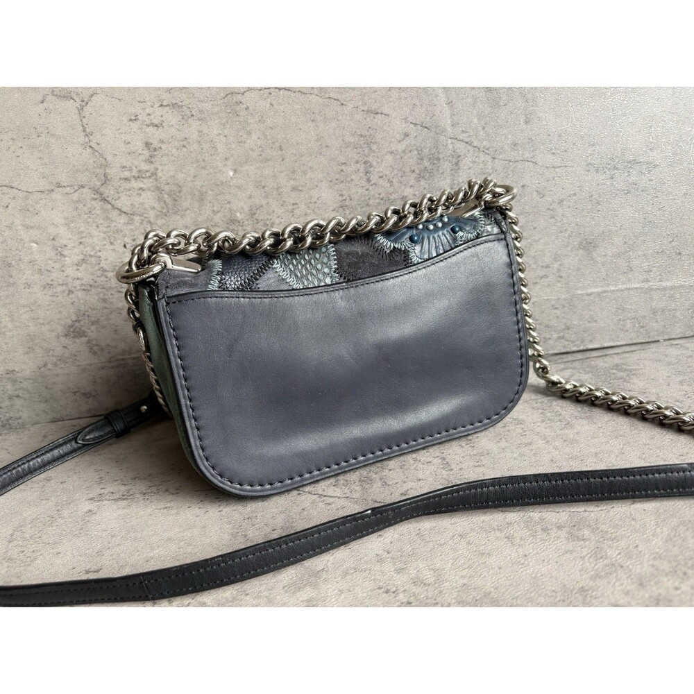 COACH Swagger 20 Tea Rose Tooling Patchwork Leather Shoulder Bag *Read - Picture 4 of 9